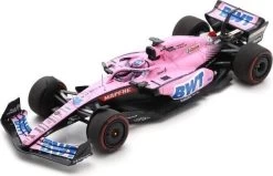 Alpine A522 No.14, 9th Bahrain GP 2022 Fernando Alonso In 1:43 Scale By Spark