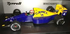Tyrrell 018 JOHNNY HERBERT BELGIAN GP 1989 In 1:18 Scale By Minichamps