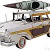 Fords Woody-Look Country Squire W/ Kayak