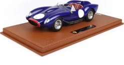 1957 Ferrari 250 Testarossa Blue With Display Case In 1:18 Scale