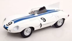 1955 JAGUAR D-TYPE (LN) LE MANS #9 In 1:18 Scale