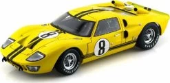 1966 Ford GT40 Mk II #8 Yellow In 1:18 Scale By Shelby Collectibles