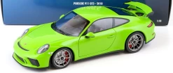 Porsche 911 GT3 Yellow/Green SHMEE 150 In 1:18 Scale