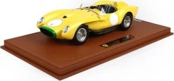 1957 Ferrari 250 Testarossa Race Version Yellow With Display Case In 1:18 Scale