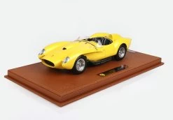 1957 Ferrari 250 Testarossa Yellow W/ Display Case LE 100 In 1:18 Scale