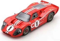 Ford Mk IV No.1 Winner 24H Le Mans 1967 In 1:18 Scale By Spark