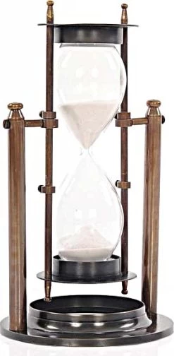 Brass Revolving Sandtimer By Old Modern Handicrafts