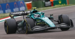 2022 Aston Martin AMR22 No.5 Emilia Romagna GP Sebastian Vettel In 1:43 Scale By Spark