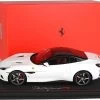 Ferrari Portofino M Spider Closed Roof Bianco Cervino Black Roof With Display Case In 1:18 Scale By BBR -Professional Toy Store 5db9103ef259a0a7f21517c853236ab0