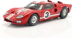 1966 Ford GT40 '66 LeMans #3 Dan Gurney In 1:18 Scale By Shelby Collectibles