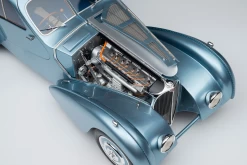 1938 Bugatti 57SC Atlantic Metallic Blue In 1:8 Scale