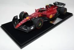 Ferrari F1-75 Bahrain GP 2022 Carlos Sainz Jr. 2nd Place In 1:18 Scale By Looksmart