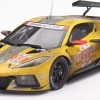Chevrolet Corvette C8.R #33 Corvette Racing 2023 Le Mans 24 Hrs LM GTE AM Class Winner Post-Race Weathered In 1:18 Scale