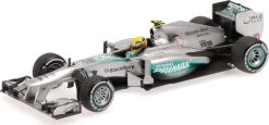 2013 MERCEDES AMG PETRONAS F1 TEAM W04 - LEWIS HAMILTON - 1ST PODIUM MALAYSIAN GP Diecast Model Car In 1:43 Scale By Minichamps