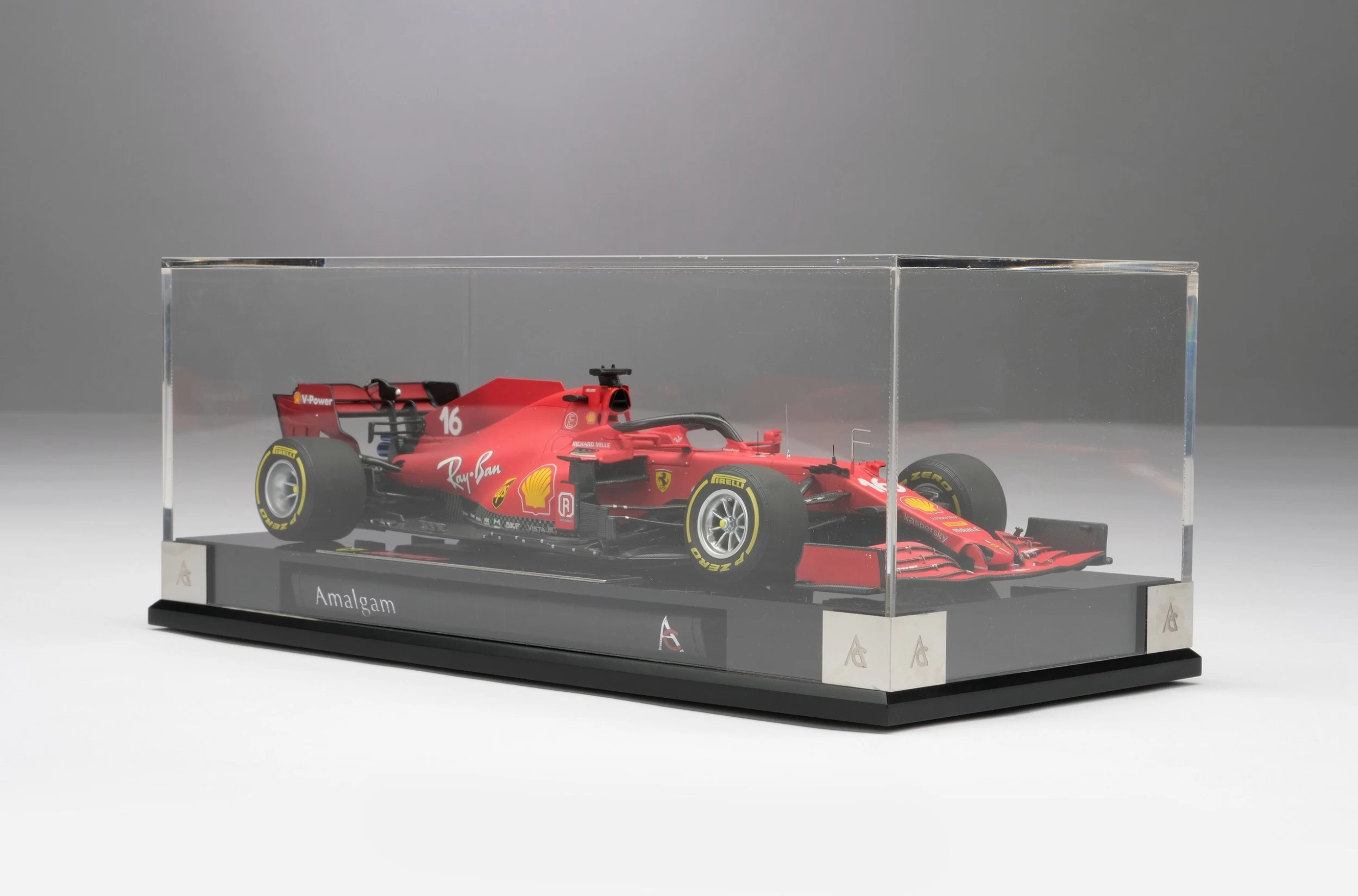 FERRARI SF21 CHARLES LECLERC In 1:18 Scale By Amalgam 13 FERRARI SF21 CHARLES LECLERC In 1:18 Scale By Amalgam - Image 11