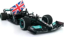 MERCEDES-AMG F1 Lewis Hamilton WINNER BRITISH GP 2021 In 1:18 Scale By Minichamps
