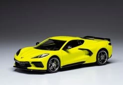 Chevrolet Corvette C8 2020 Yellow In 1:43 Scale By IXO