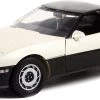 1986 Chevrolet Corvette C4 - Dual-Tone Black And Silver Beige - Malcolm Konner Commemorative Edition In 1:18 Scale
