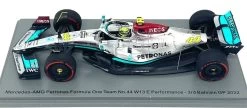 Mercedes No.44 3rd Bahrain GP 2022 Lewis Hamilton In 1:43 Scale By Spark