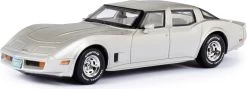 1980 Chevrolet Corvette Silver/Gray In 1:43 Scale By Esval Models