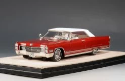 1966 Cadillac Eldorado Convertible Closed Roof Ember Firemist 1:43 Scale