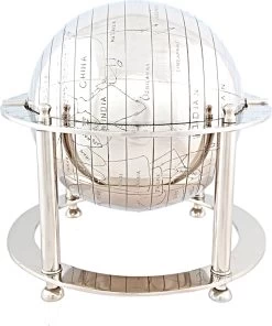 Aluminium Globe By Old Modern Handicrafts