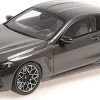 BMW M8 COUPE GREY METALLIC 2020 In 1:18 Scale By Minichamps