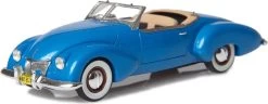 1947 Kurtis Omohundro Roadster - Blue In 1:43 Scale By Esval Models-1