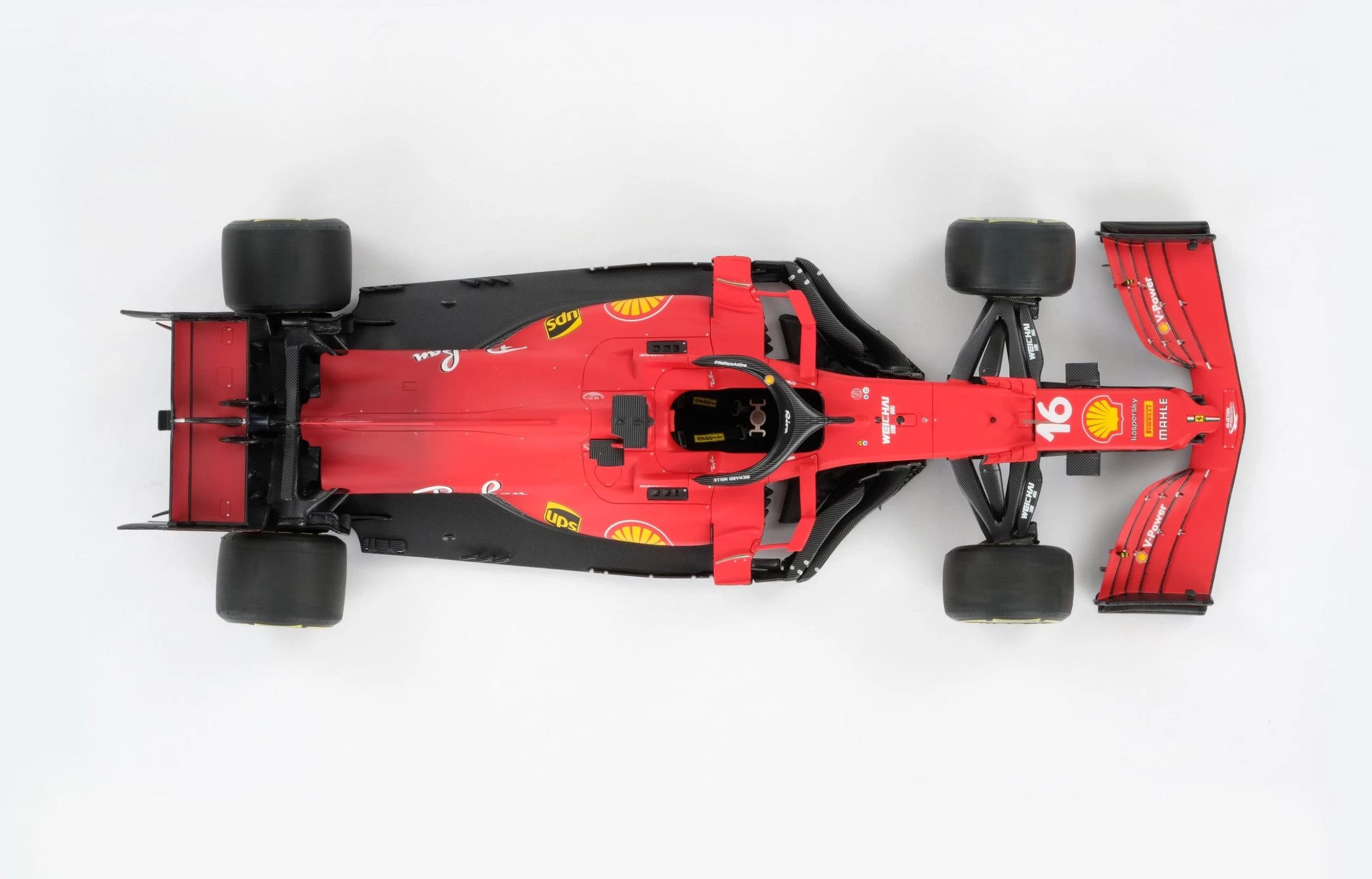FERRARI SF21 CHARLES LECLERC In 1:18 Scale By Amalgam 14 FERRARI SF21 CHARLES LECLERC In 1:18 Scale By Amalgam - Image 12