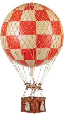 Royal Aero, Check Red Air Balloon By Authentic Models