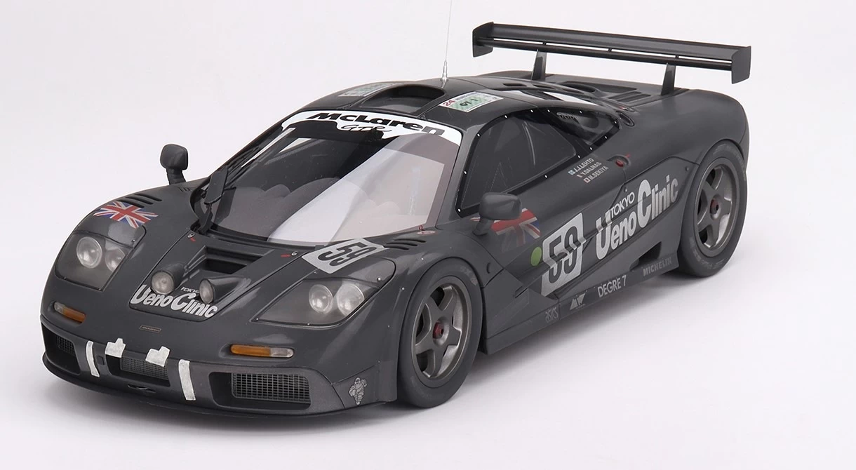 McLaren F1 GTR #59 1995 Le Mans 24Hr Winner Post-Race Weathered In 1:12 Scale 3 McLaren F1 GTR #59 1995 Le Mans 24Hr Winner Post-Race Weathered In 1:12 Scale