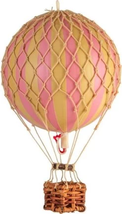 Floating The Skies, Pink Air Balloon By Authentic Models
