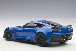 2016 Corvette C7 Z06 In Laguna Blue Model In 1:18 Scale By AUTOart