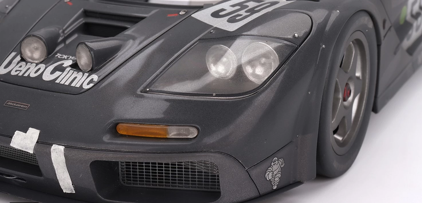 McLaren F1 GTR #59 1995 Le Mans 24Hr Winner Post-Race Weathered In 1:12 Scale 6 McLaren F1 GTR #59 1995 Le Mans 24Hr Winner Post-Race Weathered In 1:12 Scale - Image 4