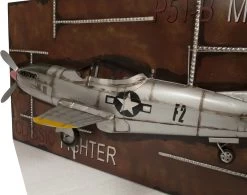 1943 Mustang P-51 Fighter 3D Model Painting Frame By Old Modern Handicrafts -Professional Toy Store ddbf1e702ac1455a5c08f3269d44a34f