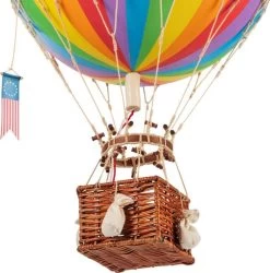 Royal Aero, Rainbow Air Balloon By Authentic Models -Professional Toy Store de80c0c39e30027b245eef1cdd91e509