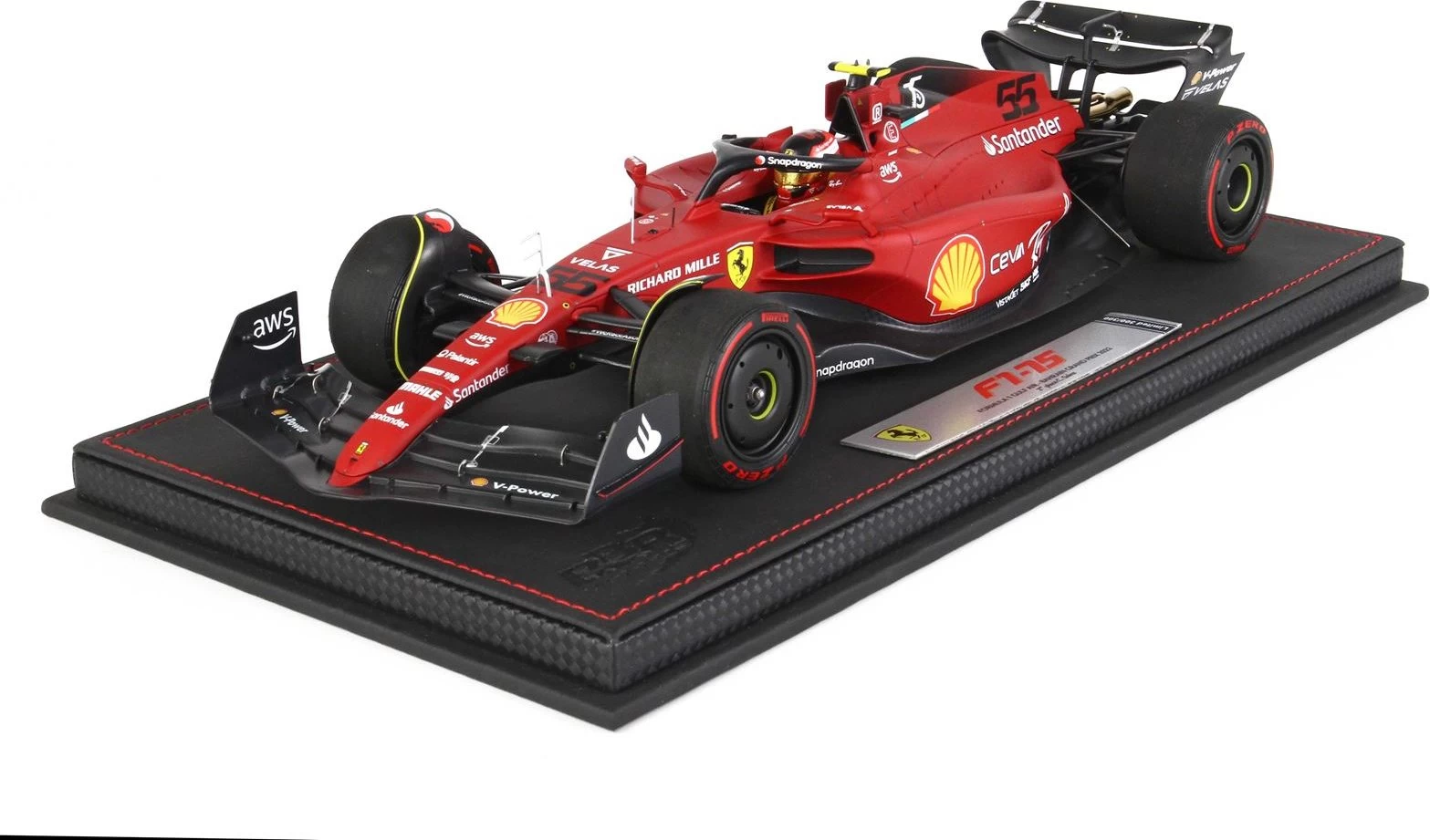 Ferrari F1-75 2022 BAHRAIN GP Carlos Sainz In 1:18 Scale 3 Ferrari F1-75 2022 BAHRAIN GP Carlos Sainz In 1:18 Scale
