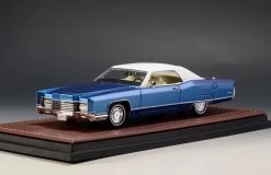 1970 Lincoln Continental Coupe Medium Blue Irid In 1:43 Scale
