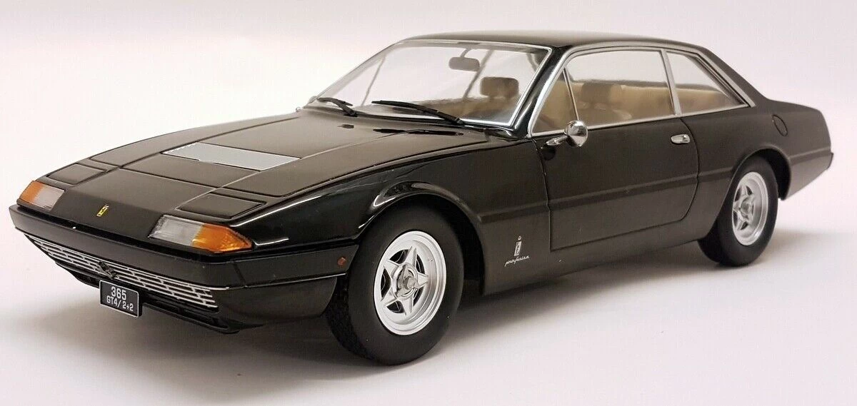 FERRARI 365 GT4 2+2 1972 Black In 1:18 Scale By KK Diecast